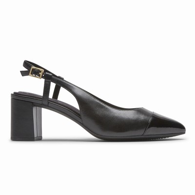 Rockport Total Motion Salima Posted Slingback Heels Damen Schwarz AJW-163087